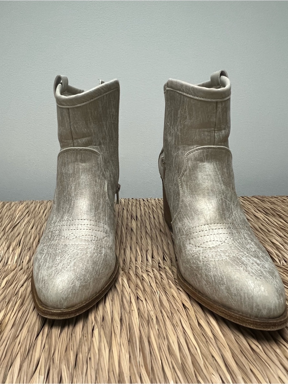 Dirty Laundry Metallic Booties